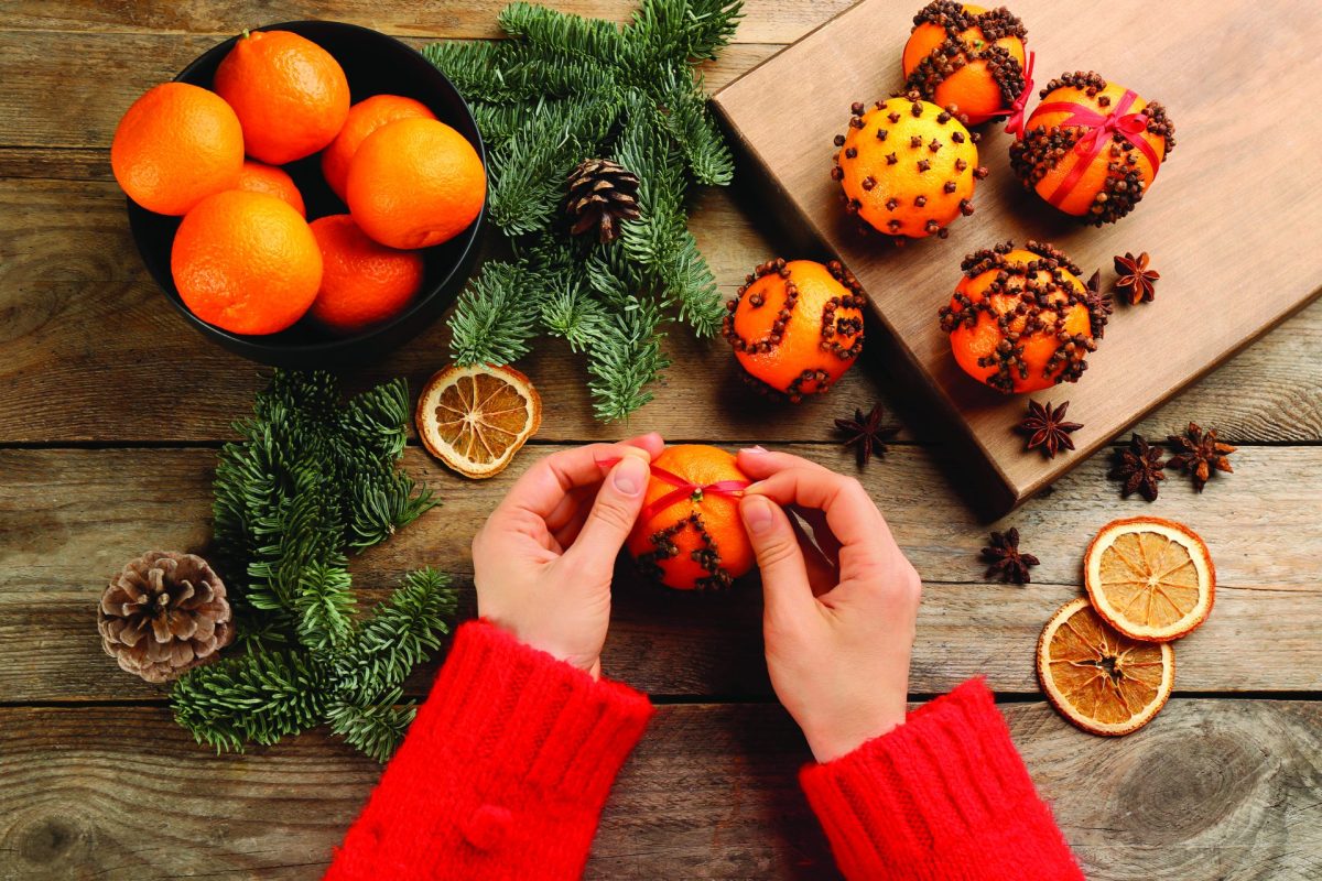 Orange and Clove Pomander . . . Let Christmas fill the air!