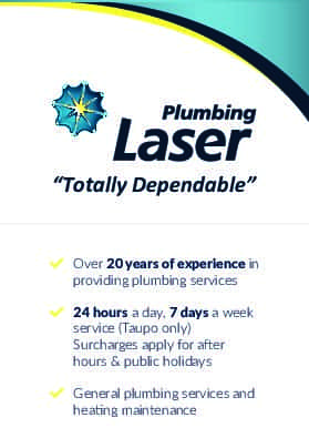 Laser Plumbing Taupo Ad