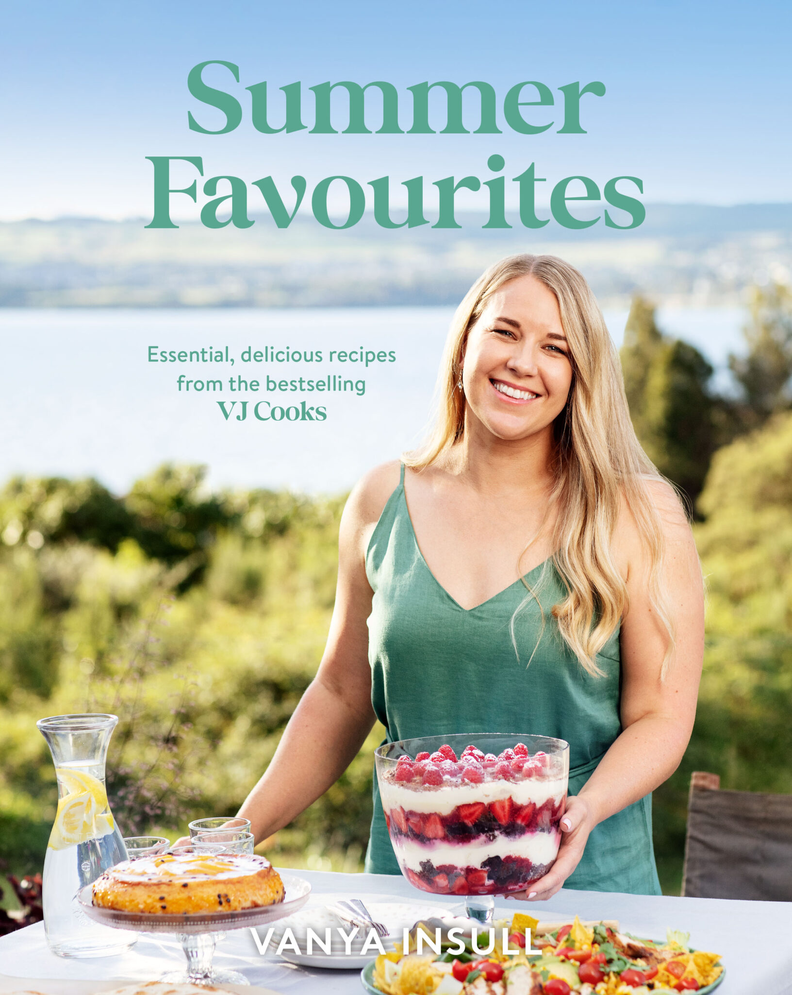 VJ summer favourites cook book cover